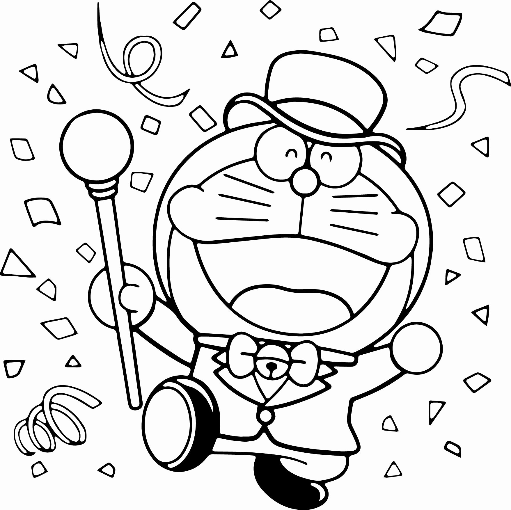 Coloring Pages For Teenagers To Print For Free Awesome Doraemon 1756x1753 Coloring Pages For Teenagers To Print For Free Awesome Doraemon