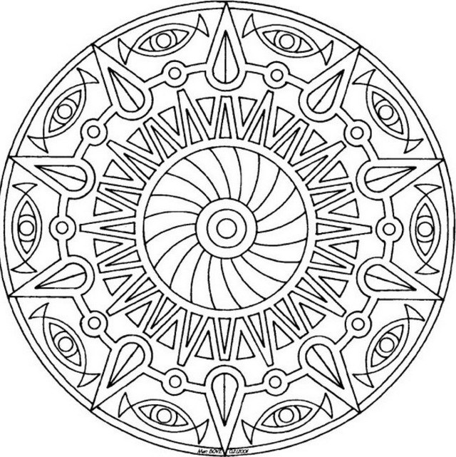 640x641 Cool Coloring Pages For Teenagers Printable 008 Forever Coloring