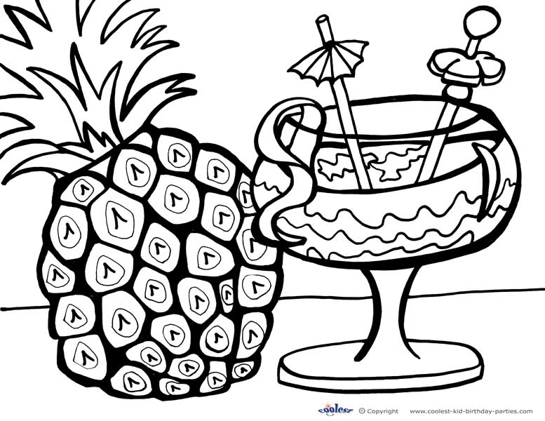 777x600 Hawaiian Flower Coloring Pages