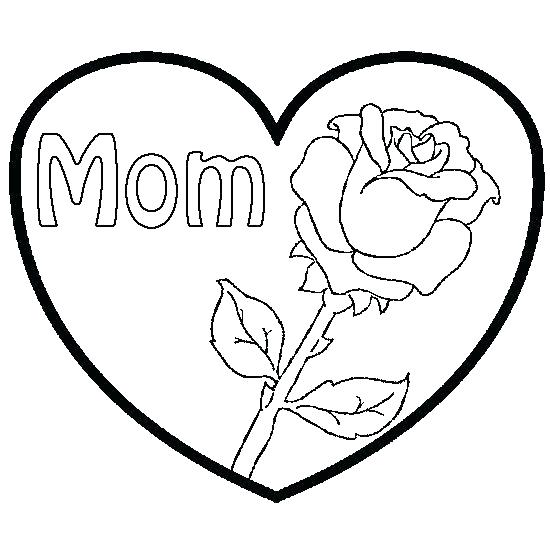 Rose Coloring Pages 550x550 Rose Coloring Pages