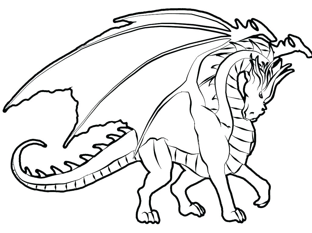 Cool Dragon Coloring Pages