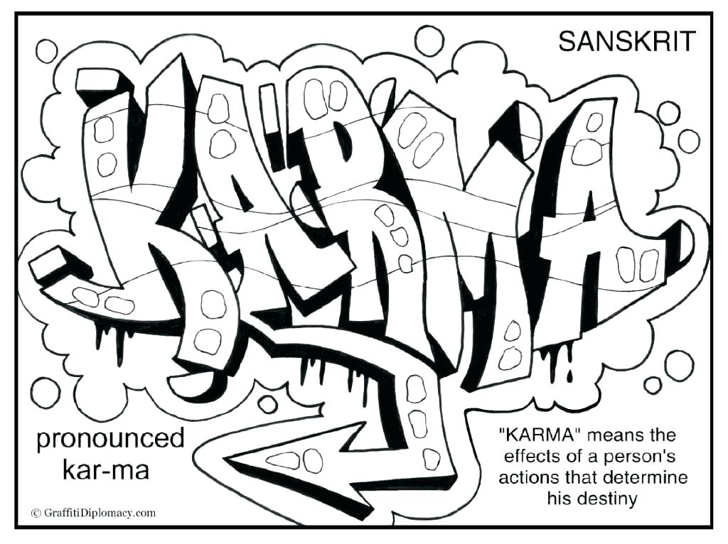 Awesome And Beautiful Printable Graffiti Coloring Pages Names 1024x766 Awesome And Beautiful Printable Graffiti Coloring Pages Names