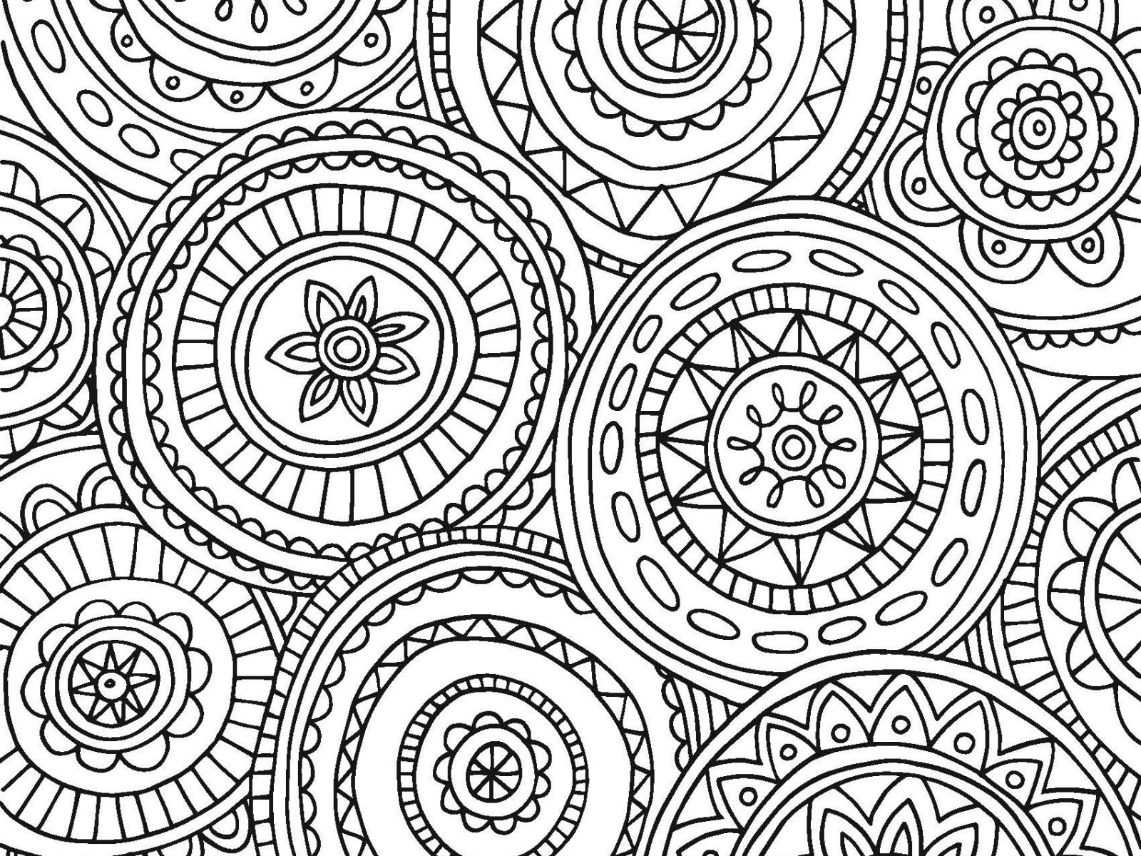 1600x1200 Adult Printable Coloring Pages Hard Extreme Adults Animals