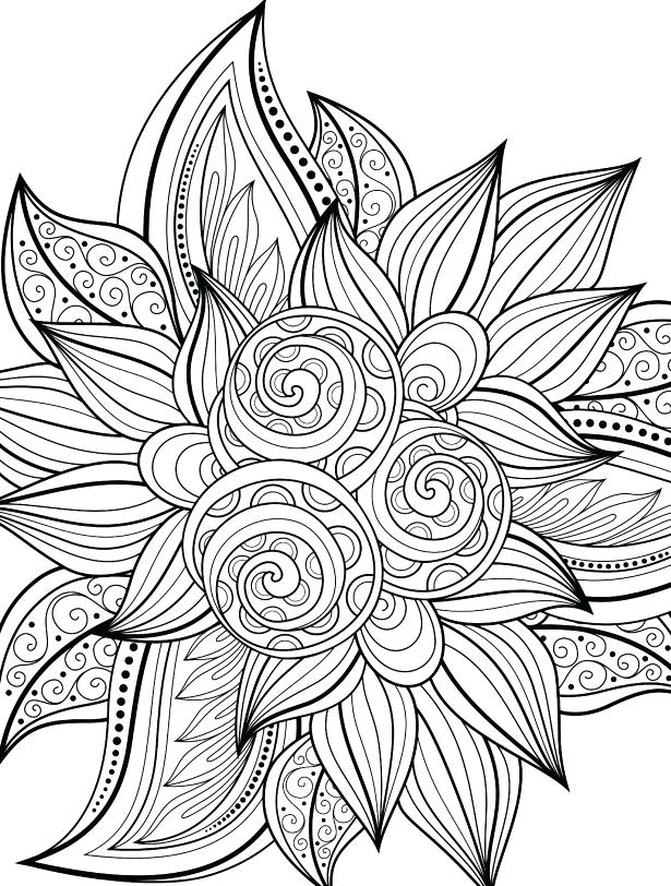 615x812 Cool Coloring Pages For Adults
