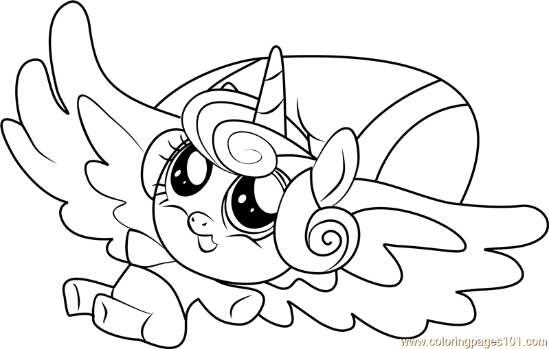 799x509 Flurry Heart Coloring Page