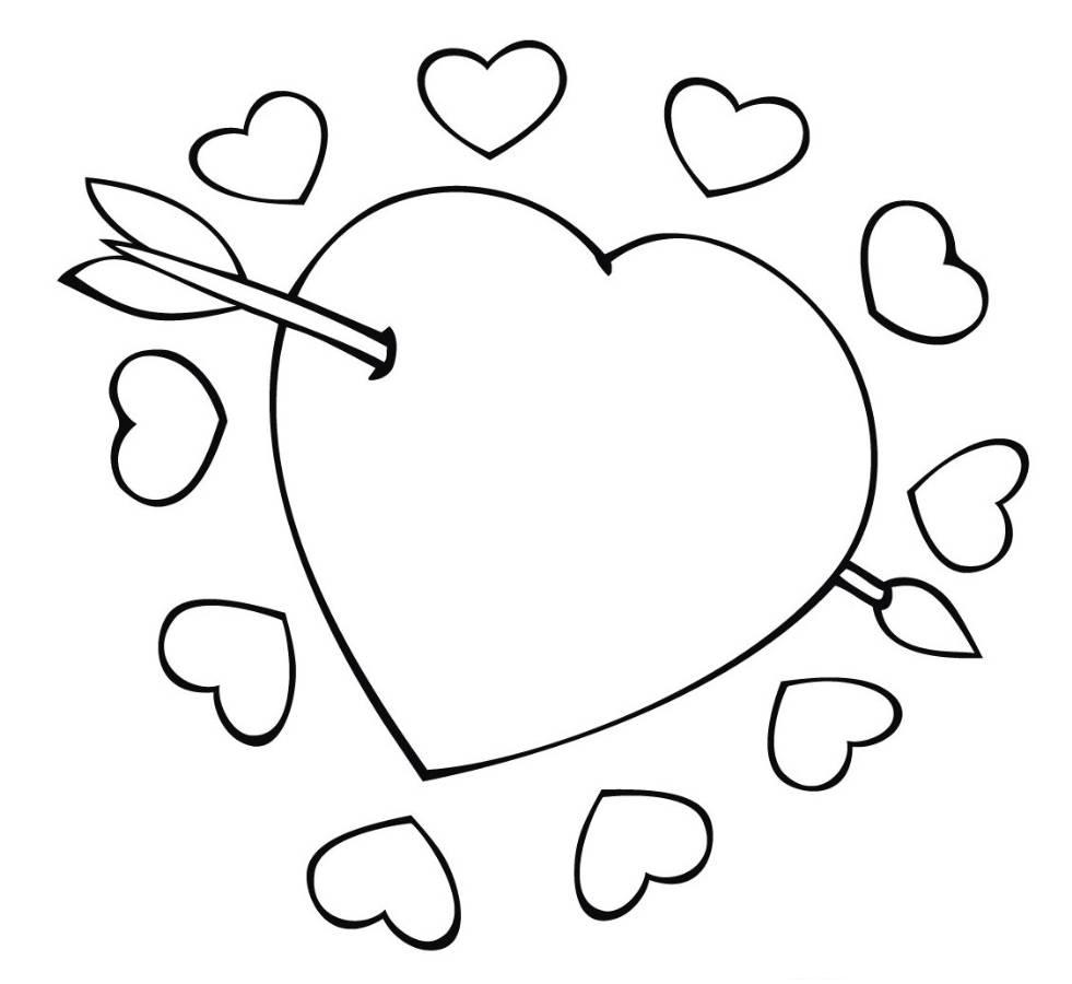 981x900 Nice Heart Coloring Pages To Print Out Nice Design Gallery