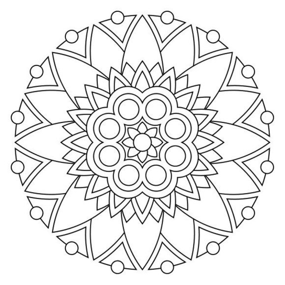 Outstanding Mandala Coloring Pages 57 On Download Regarding 580x580 Outstanding Mandala Coloring Pages 57 On Download Regarding