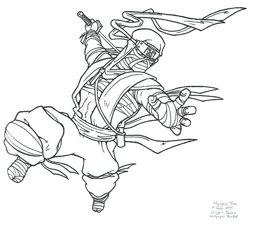 526x468 Ninja Coloring Pages New Coloring Page Awesome Black And White