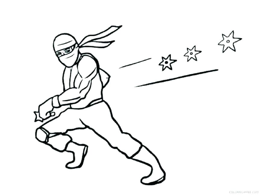 863x647 Golden Ninja Color Pages Ninja Power Rangers Coloring Pages Ninja
