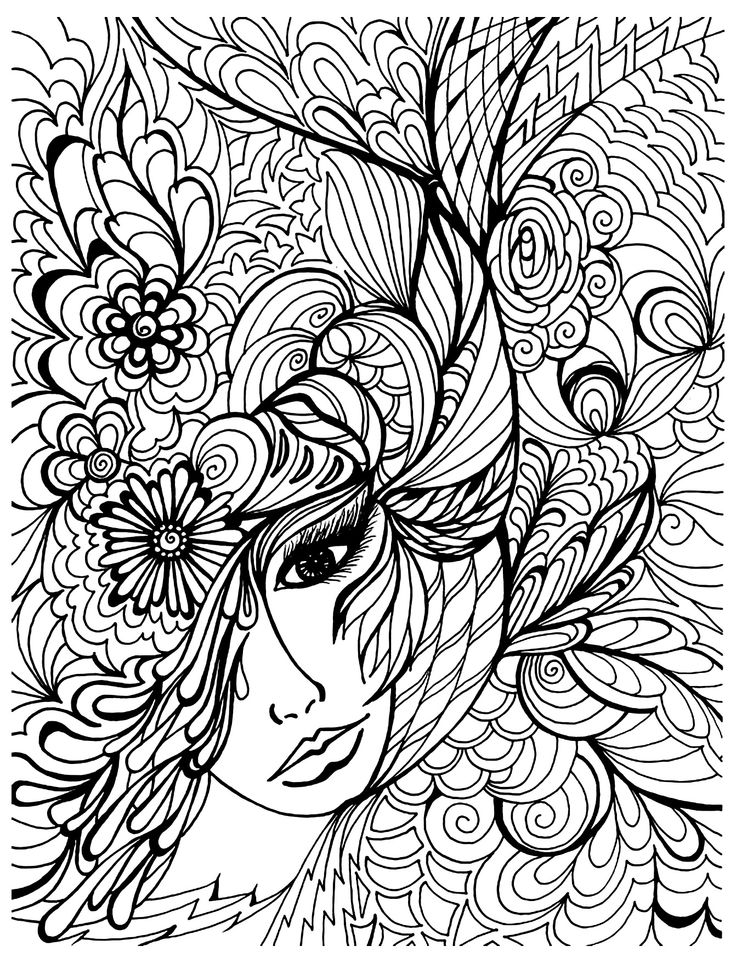 736x963 Coloring Pages And Coloring Books. Difficult Coloring Books