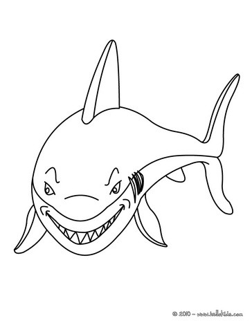 364x470 Great Hammerhead Shark Coloring Pages