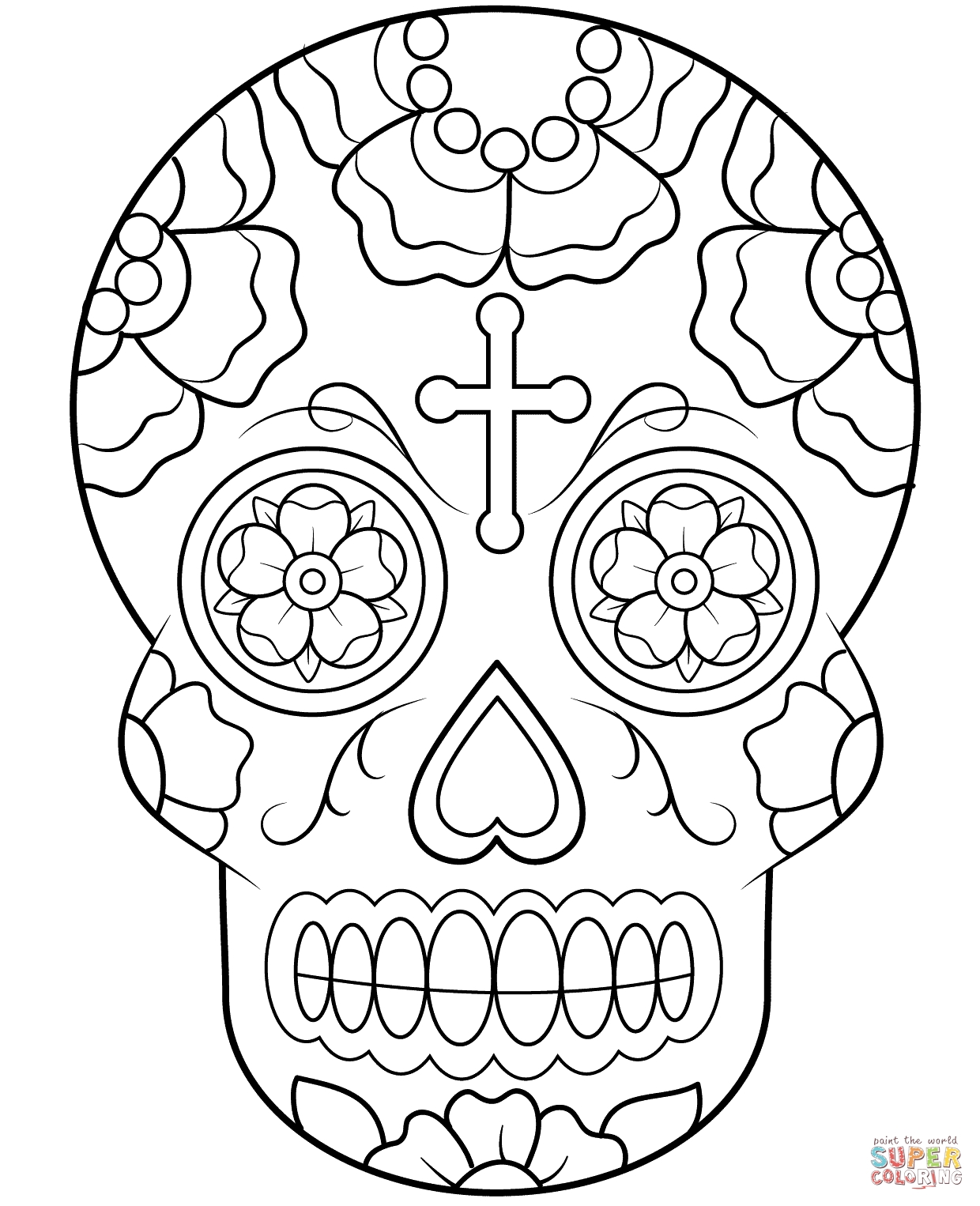Cool Skull Coloring Pages 2425 Free Coloring Pages Download 1240x1526 Cool Skull Coloring Pages 2425 Free Coloring Pages Download