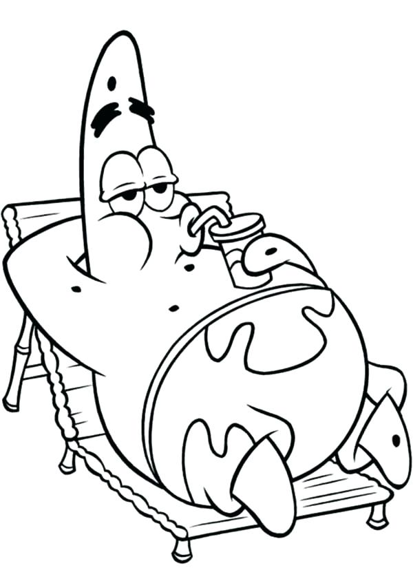 Patrick Star Coloring Page And Star Coloring Pages Printable Image 600x844 Patrick Star Coloring Page And Star Coloring Pages Printable Image