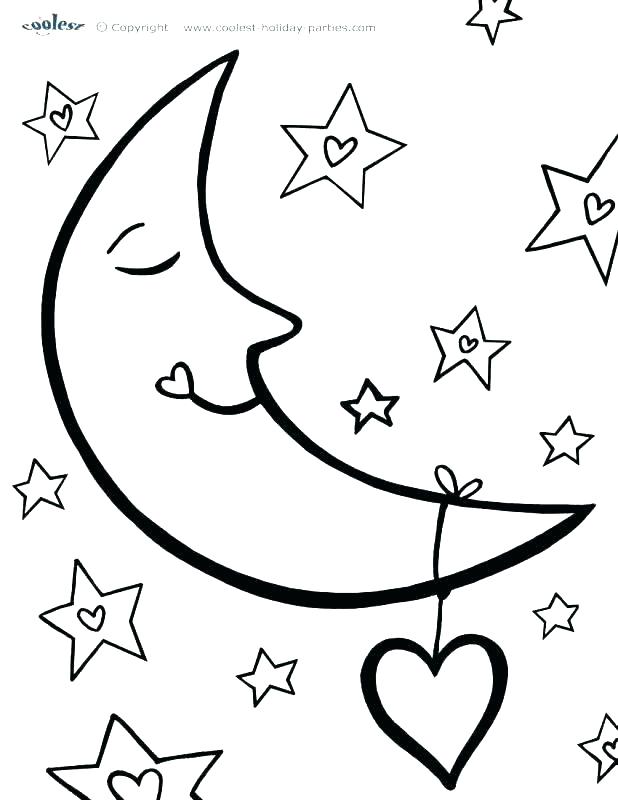 Star Coloring Sheets Star Coloring Pages Printable Moon And Star 618x800 Star Coloring Sheets Star Coloring Pages Printable Moon And Star