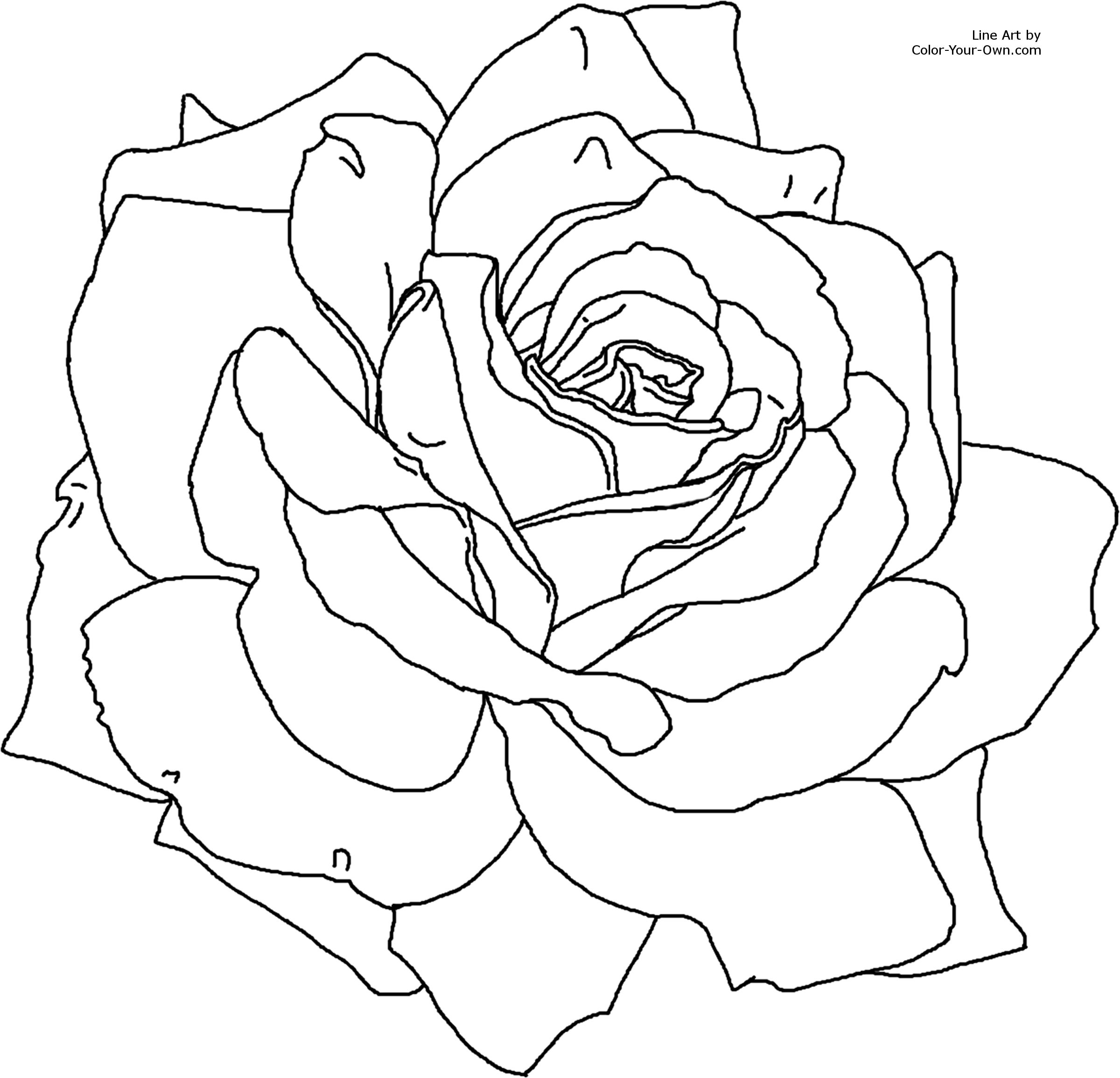 2400x2311 Awesome Flower Tattoo Coloring Pages Collection Printable