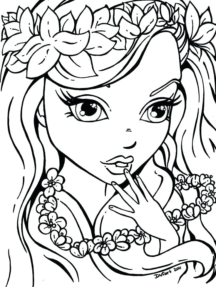 Coloring Pages For Teen Girls Detailed Coloring Pages For Teenage 735x975 Coloring Pages For Teen Girls Detailed Coloring Pages For Teenage