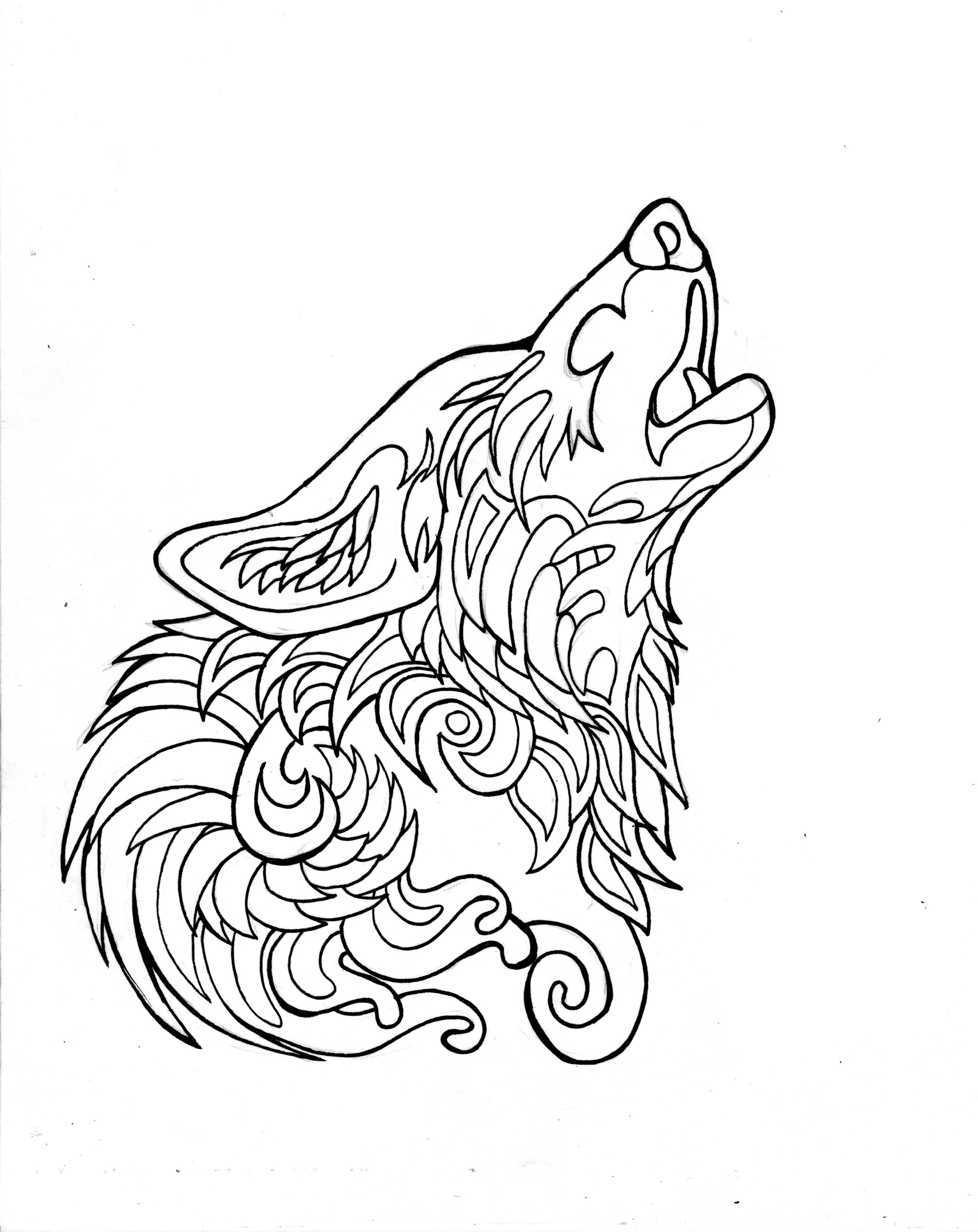 Cool Wolf Coloring Pages at GetColorings.com | Free printable colorings