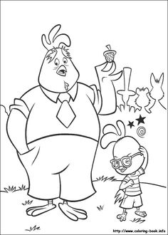 Chicken And Friends Cooperation Coloring Page 236x330 Chicken And Friends Cooperation Coloring Page