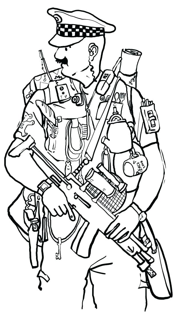 615x1096 Police Coloring Pages Policeman Coloring Pages Cop Coloring Page