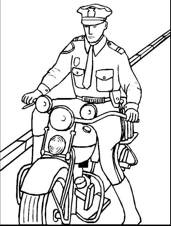 Cop Coloring Pages at GetColorings.com | Free printable colorings pages ...