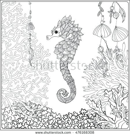 450x470 Coral Reef Fish Coloring Page Coral Reef Collection Corals Fish