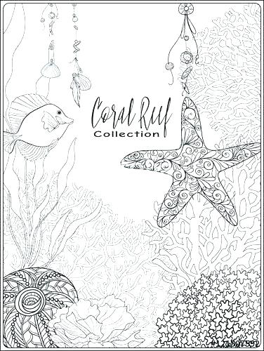 376x500 Great Barrier Reef Coloring Pages Coral Reef Coloring Pages Coral