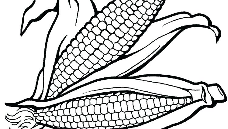 750x425 Corn Coloring Pages To Download And Print For Free Free Corn