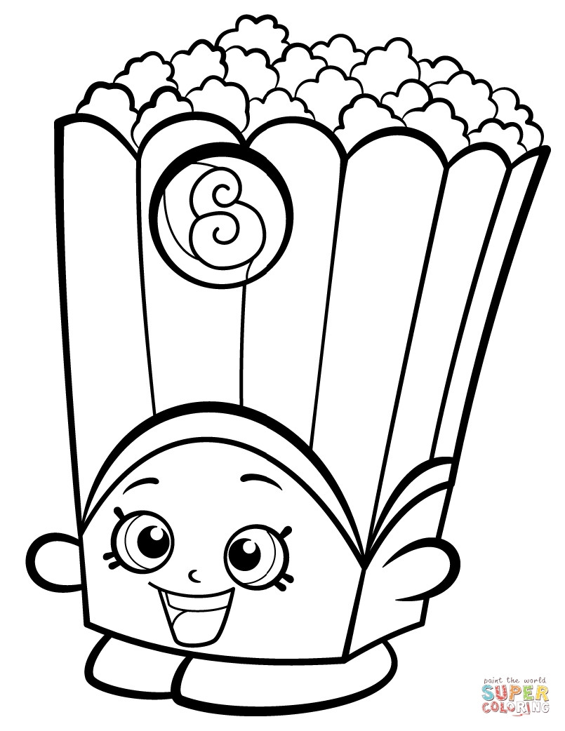 Corn On The Cob Coloring Page at GetColorings.com | Free printable ...