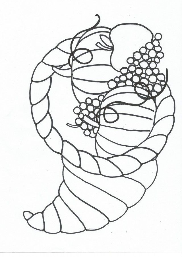 Cornucopia Coloring Page Inspirational Empty Cornucopia Coloring 640x901 Cornucopia Coloring Page Inspirational Empty Cornucopia Coloring
