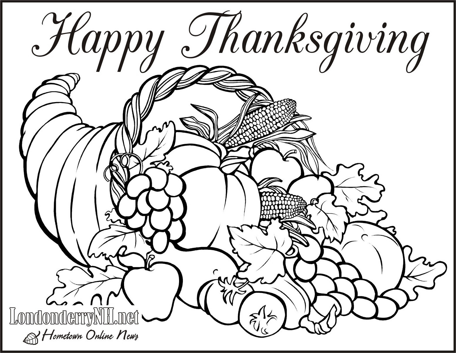 Cornucopia Coloring Pages Thanksgiving Forcoloringpages Com 1551x1200 Cornucopia Coloring Pages Thanksgiving Forcoloringpages Com