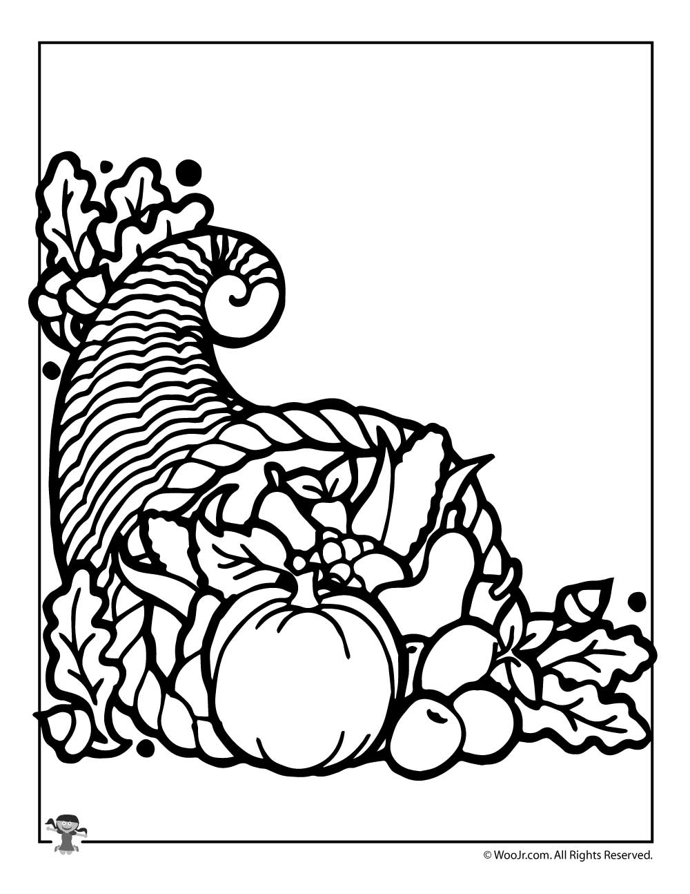 1000x1294 Cornucopiaoloring Pages Proven Harvest Funycoloring Thanksgiving