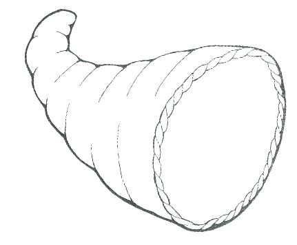 431x356 Thanksgiving Cornucopia Craft Ideas Printable Vegetables Color