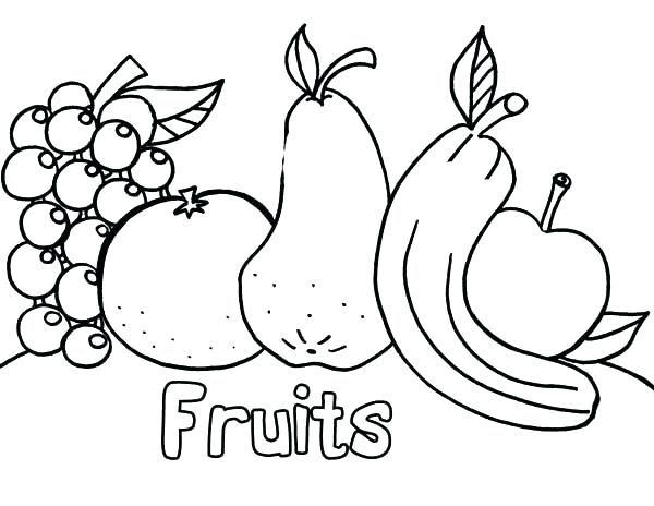 Cornucopia Fruit Coloring Pages at GetColorings.com | Free printable ...