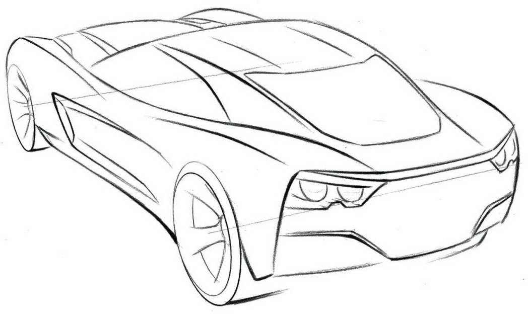 1048x628 Corvette Coloring Pages To Download And Print For Free