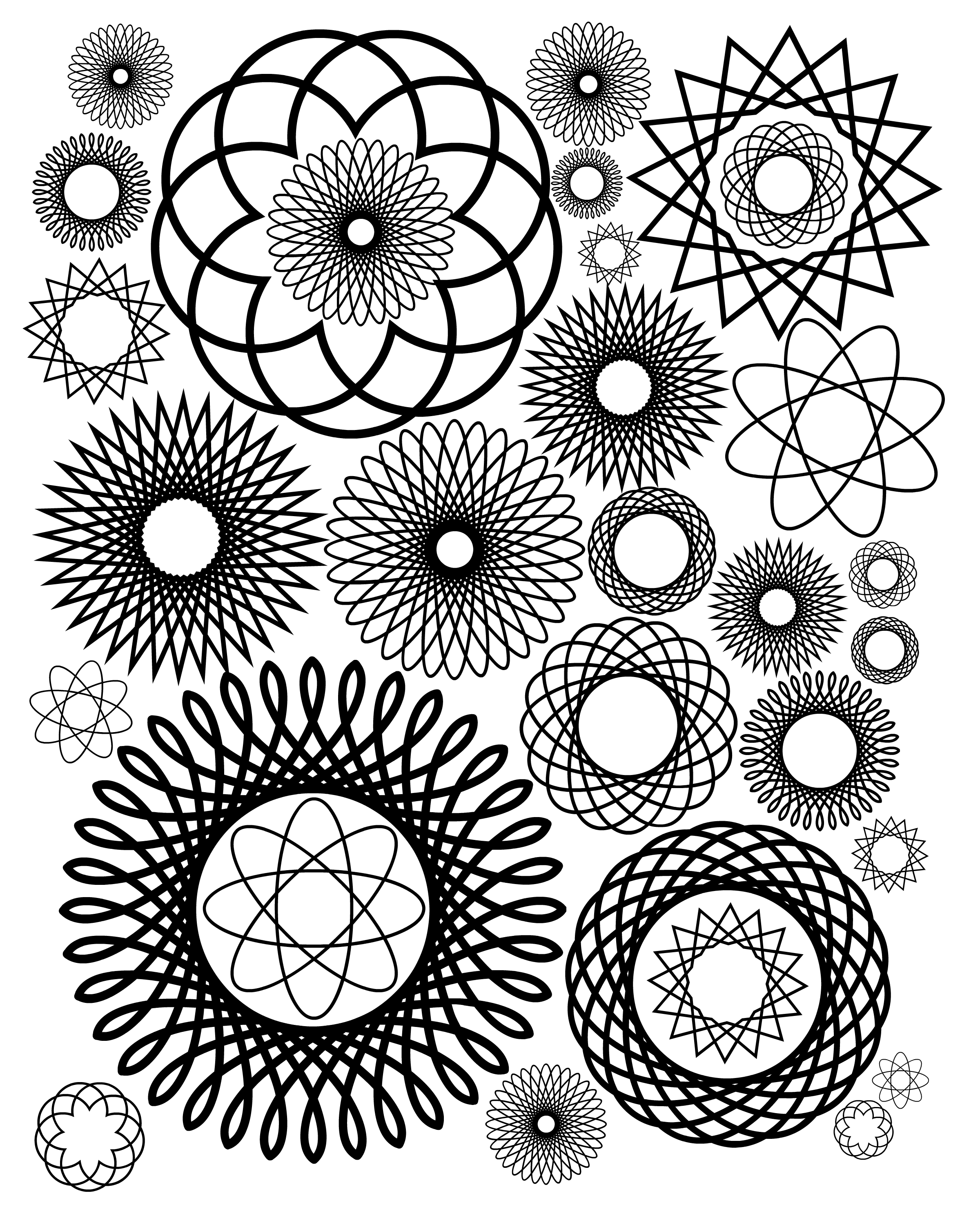 2400x3000 Free Coloring Pages For Adults