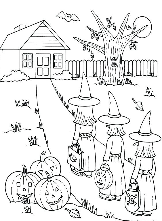 563x768 Printable Halloween Coloring Pages For Kids Coloring Ideas Pro