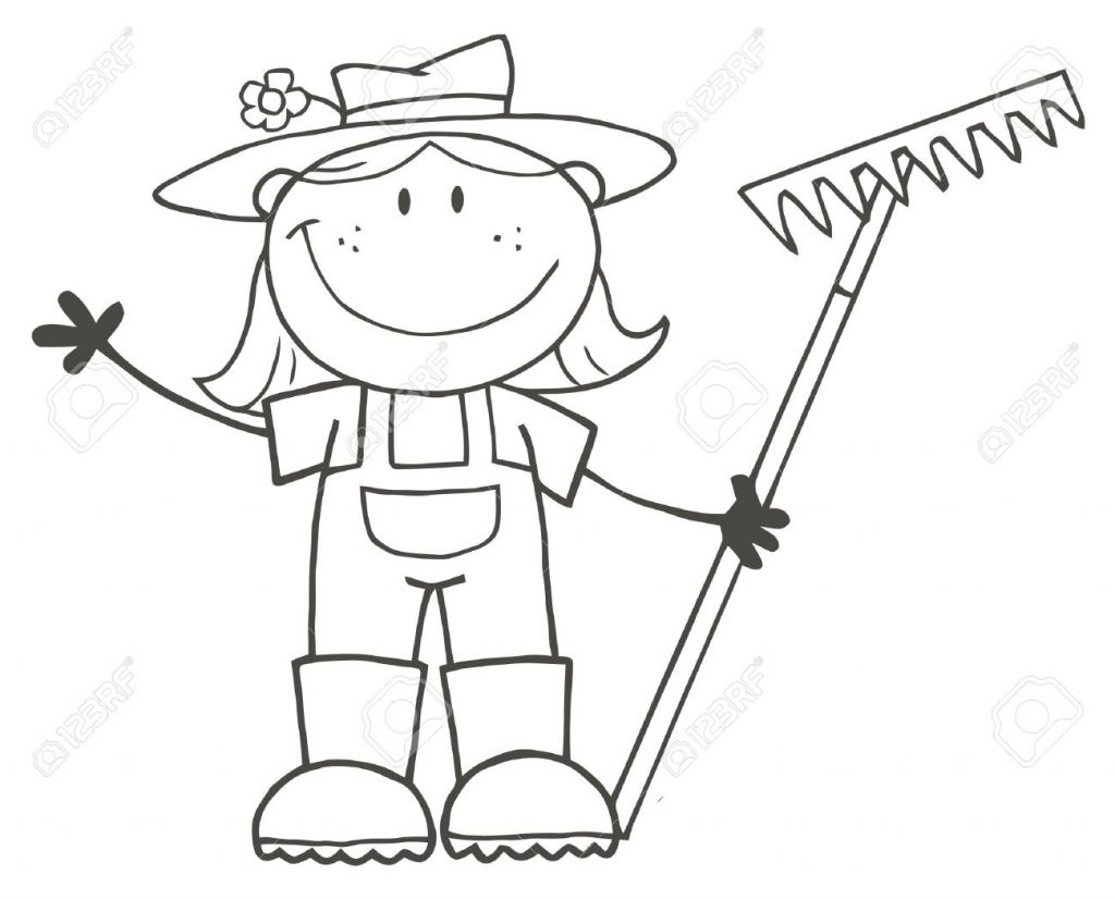 Country Girl Coloring Pages 1024x826 Country Girl Coloring Pages