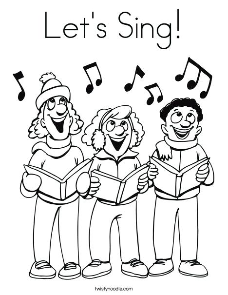 468x605 Sing Coloring Sheets