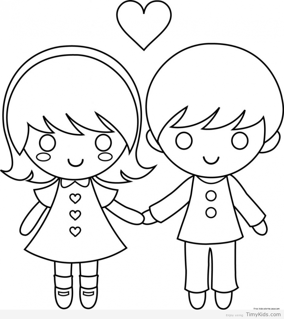 913x1024 Couple Coloring Pages Timykids