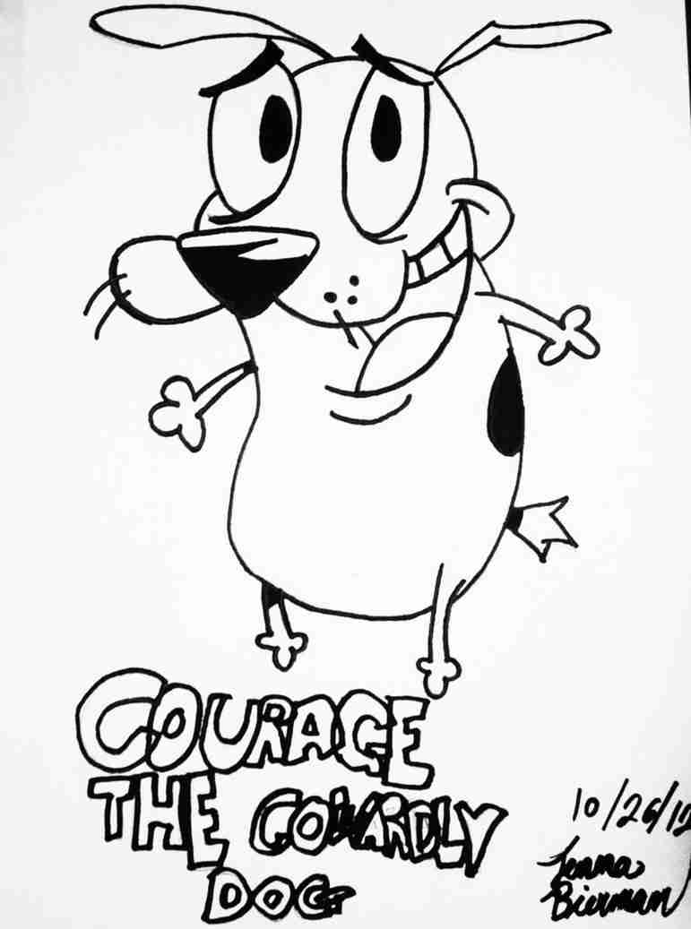 771x1037 Courage The Cowardly Dog Coloring Page 507930 Also Pages Olegratiy