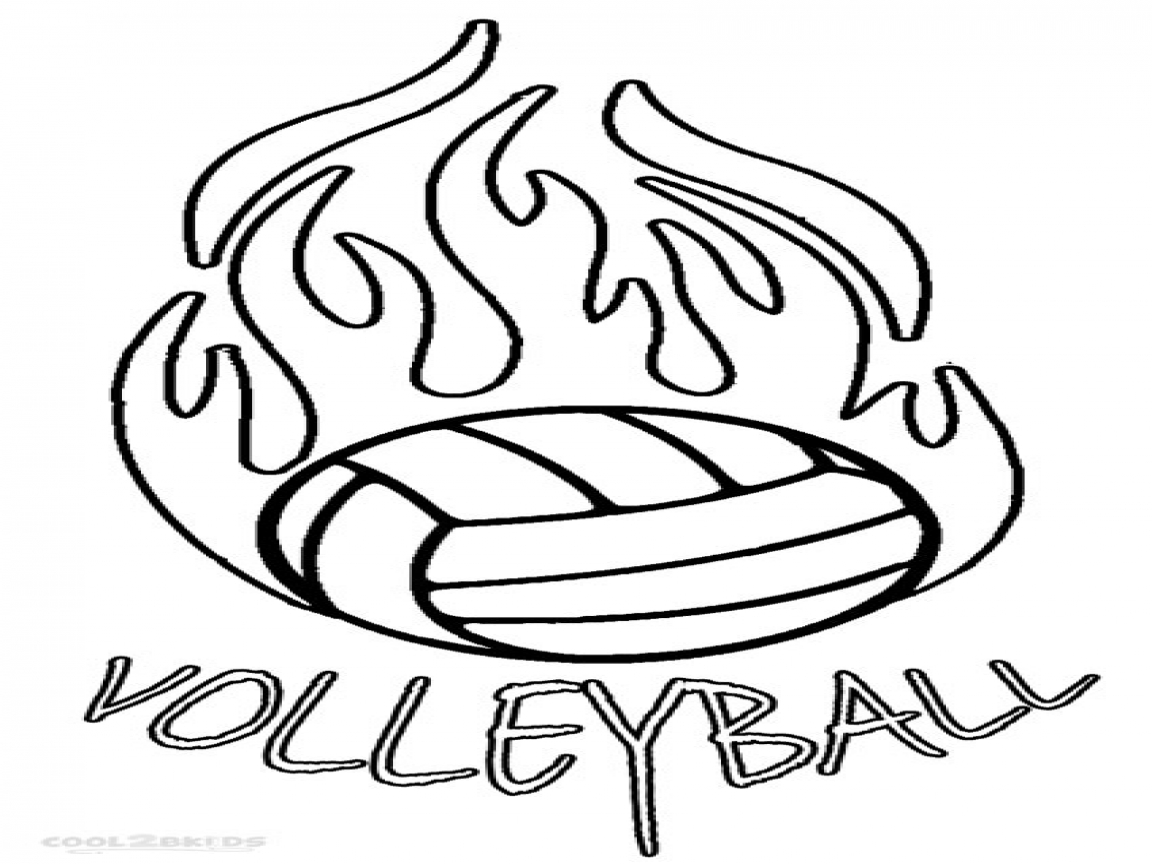 1152x864 Best Sports Volleyball Coloring Pages Printable Player Holidays