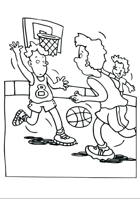 555x786 Coloring Pages Of Basketball Coloring Pictures Basketball Coloring