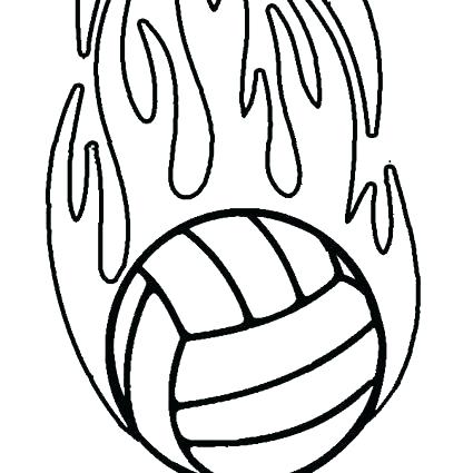 425x425 Volleyball Coloring Pages Coloring Pages Volleyball X A Next Image