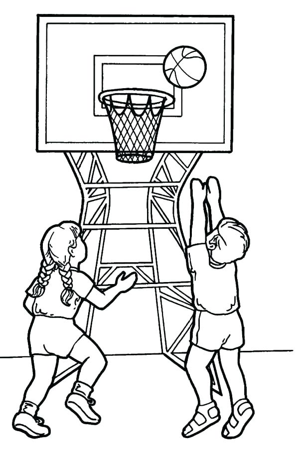 600x903 Basketball Coloring Page To Play Basketball Basketball Coloring