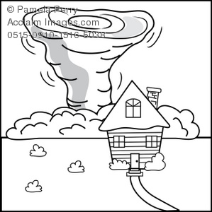 House In A Tornado Coloring Page Royalty Free Clip Art Picture 299x300 House In A Tornado Coloring Page Royalty Free Clip Art Picture