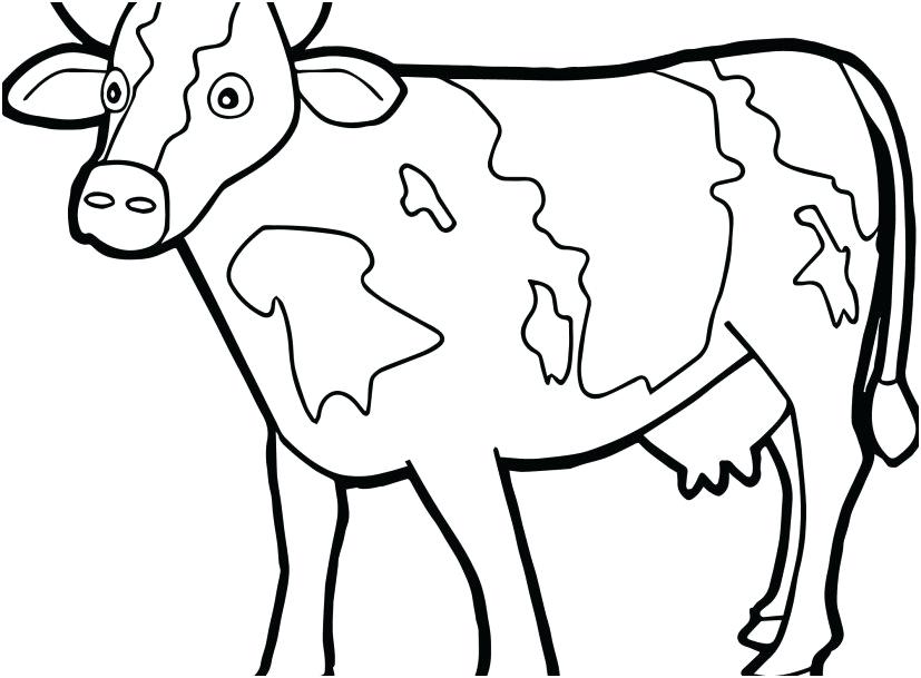 Cow And Calf Coloring Pages at GetColorings.com | Free printable ...