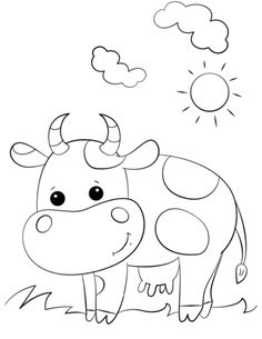 Cow Coloring Page Worksheets, Cow And Farming 236x305 Cow Coloring Page Worksheets, Cow And Farming