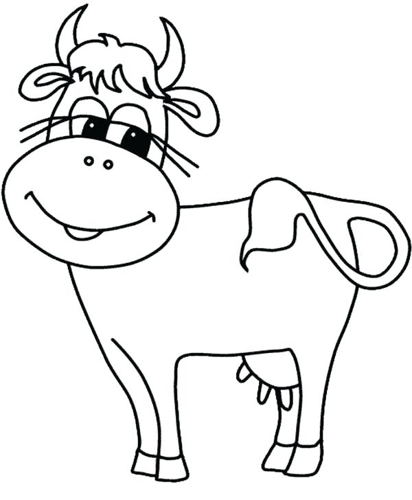 Cow Coloring Pages Cartoon Cow Coloring Pages Coloring Pages 600x728 Cow Coloring Pages Cartoon Cow Coloring Pages Coloring Pages