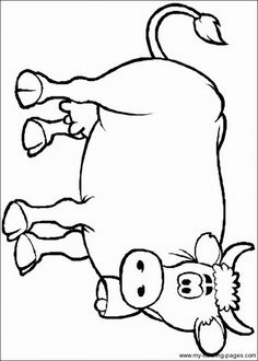 Farm Animal Coloring Pages Cow, Farming And Horse 236x330 Farm Animal Coloring Pages Cow, Farming And Horse