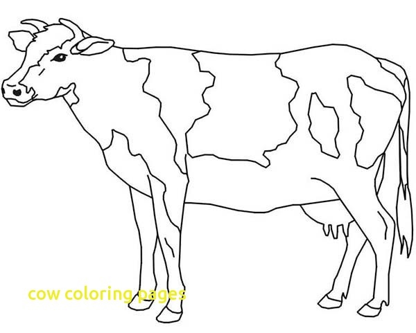 Cow Coloring Page Best Of Cow Coloring Pages With Farm Animal 600x481 Cow Coloring Page Best Of Cow Coloring Pages With Farm Animal
